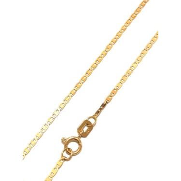 Imagem de Colar Corrente Feminina Piastrine Maciça 45cm Ouro 18k 750 Legítimo C/Estojo e Certificado