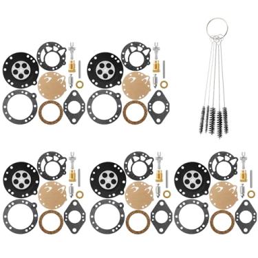 Imagem de Kit de reposição de carburador QAZAKY de 5 peças para Tillotson RK-88HL Homelite C5 C51 C52 C7 C71 C72 C9 C91 1050E 1130G Super XP1050E XP1130 XP1020 XP1050 XP1130 ZIP HL-108A HL-112A HL-112B HL-A