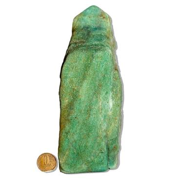 Imagem de 01 Aventurina Azul Pé Bico e Corpo Polido 1Kg 17cm Tipo B