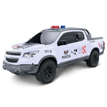 Imagem de Power Toys TECH - Miniatura da Viatura Pick-up S10 Chevrolet São Paulo Polícia Militar - Brinquedos