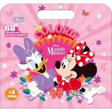Imagem de Tilibra - Folhas Colorir Maleta Minnie, Multicor