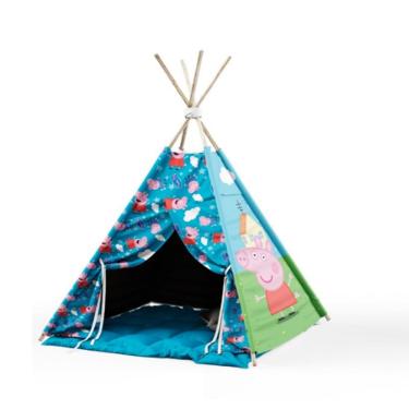 Imagem de Cabaninha/tenda/toca Infantil para Festa do Pijama Peppa Pig 2