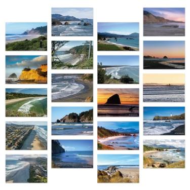 Imagem de Dear Mapper Pacote de cartões postais Surfing in Oregon 20 peças/conjunto de cartões postais esportivos de surfe vintage cartões postais de viagem Resort de surfe para presente de decoração de