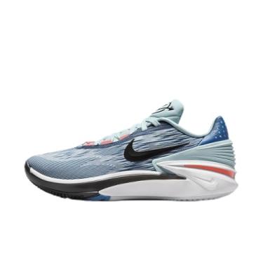 Imagem de Nike Tênis de basquete masculino G.T. Cut 2 (DJ6015-404, azul industrial/gelo jade/carmesim brilhante/preto), Azul industrial/gelo jade/carmesim brilhante/preto, 42