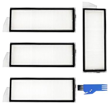 Imagem de Frexusuent Filtros para aspirador de pó Roborock S8 MaxV Ultra, acessórios S8 MaxV Ultra, 4 peças de substituição de filtro HEPA apenas para S8 Maxv Ultra