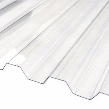 Imagem de Kit com 10 Telhas Policarbonato 244cm X 99cm Grega Ajover Transparente