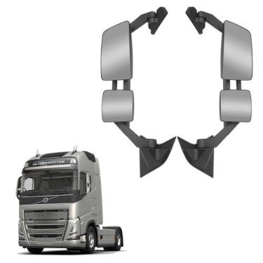 Imagem de Conjunto Retrovisor p Volvo FH 2015 2016 2017 2021 LD LE - Fabbof