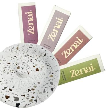 Imagem de Zenai - Kit Incenso e Incensário | Incenso | Porta Incenso | Pedras 7 Chakras | Cristais | Granilite | 100% Nacional