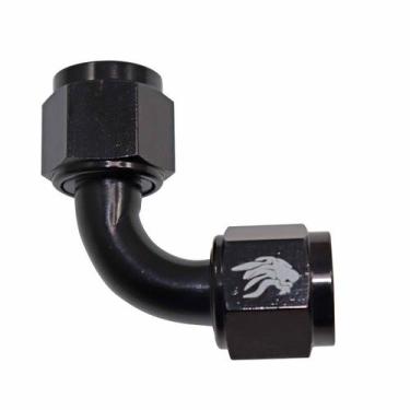 Imagem de Conexão Emenda Fêmea 90 8AN x 8AN All Black  - Cód.9421 - ASLLAN