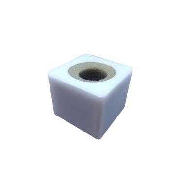 Imagem de Canopla para microfone sonica cubo, branca