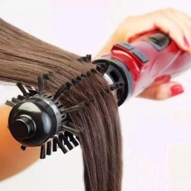 Imagem de Escova Rotativa Mágica Seca Modela Alisa Cabelo Mxna 110v - BC BORA CO