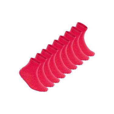 Imagem de Kit 9 Pares de Meias Bebê Antiderrapante Lupo 2041-032, Rosa