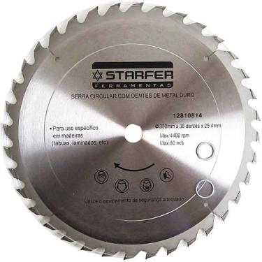 Imagem de Serra Circular Widea Lamina Corte Madeira 350mm x 36 Dentes - Starfer