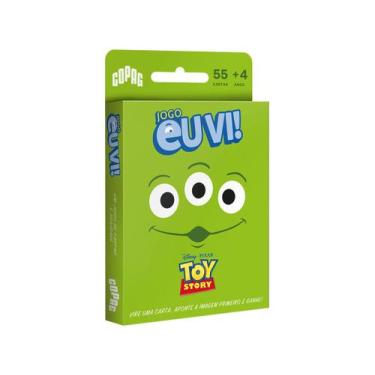 Imagem de Jogo Eu Vi! Disney Pixar Toy Story Aliens Copag - 55 Peças, Verde