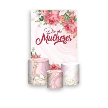 Imagem de Painel De Festa Vertical 1,50 x 2,20 + Trio De Capas Cilindro - Dia da