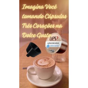 Imagem de Adaptador para Cafeteira Dolce gusto para usar Cápsulas 3 Corações - T