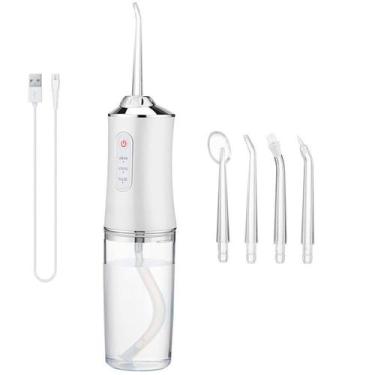 Imagem de Irrigador Recarregavel Portatil Limpeza Oral Imediato Cor Branco - BEL