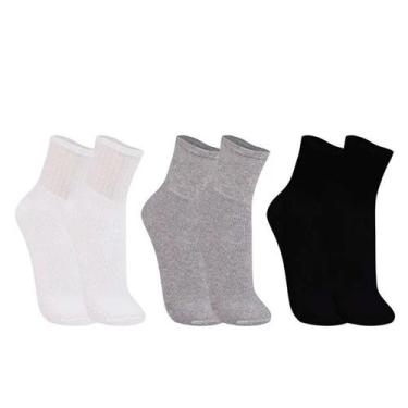 Imagem de Kit/6 meia trifil 8720, Preto, 39-43