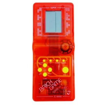 Imagem de Mini Game Portátil 9999 Jogos 1 Brinquedo TETRIS vermelho - YARA ELETR