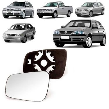 Imagem de Subconjunto Vidro Retrovisor Lente Base Gol G3 G4 Santana Saveiro Para
