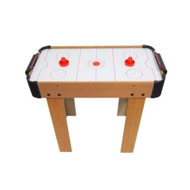 Imagem de Mini Mesa Infantil Game Air Hockey Placar Mdf Ventilada Gol - Bangtoys