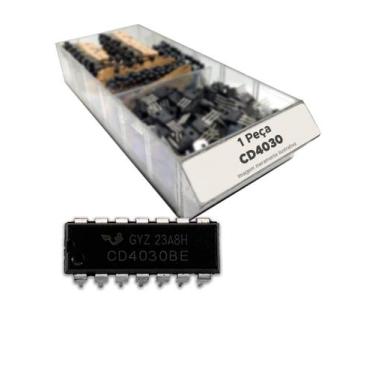 Imagem de Circuito Integrado Cd4030 = Cd 4030 - Dip14 - CHIPSCE, CD4030