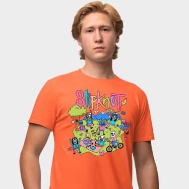 Imagem de Camisa Camiseta Genuine Grit Masculina Estampada Algodão 30.1 Slipknot