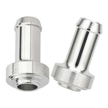 Imagem de EVIL ENERGY 1/5.1 cm Weld On Hose Barb Tail Nipple On Bung Adaptador de Montagem Soldável Alumínio Pacote com 2