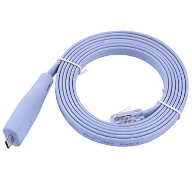 Imagem de Cabo de console serial tipo C para RJ45 RS232 FT232RL adaptador conversor para roteadores Cisco Huawei suporte Win10 (6 pés)