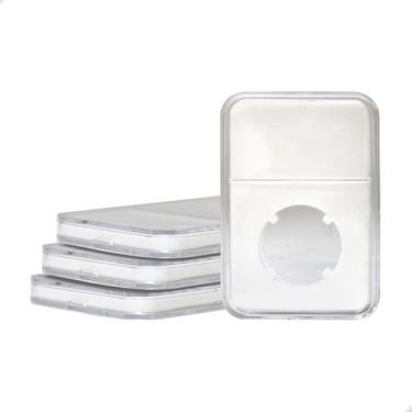 Imagem de 4 Cápsulas Acrílica para Moeda Slab PCCB 33mm