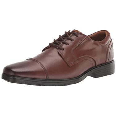 Imagem de Clarks Sapato Oxford masculino Clarkslite Low Oxford, Couro caramelo, 38 BR