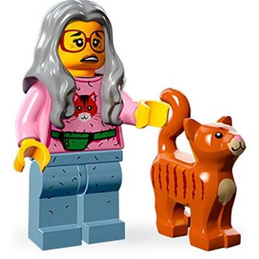 Imagem de LEGO The Movie Minifigure Series Mrs. Scratchen-Post Cat Lady 71004-6