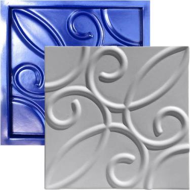 Imagem de Forma 3D Gesso e Cimento ABS 1mm - Zafira 29x29 cm - Xmoldes Formas 3D