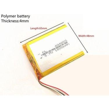 Imagem de Bateria 404865 3 Fios 3,7v 1800mah 4mm X 48mm X 65mm - - KMIG