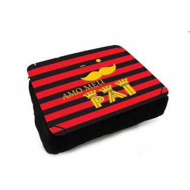 Imagem de Almofada Bandeja para Notebook Laptop Pai que Ama Futebol - Deluzz, Ve