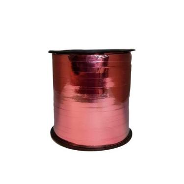 Imagem de Fitilho Decorativo - Metalizado - Rose - 200m - 01 UN - Artlille