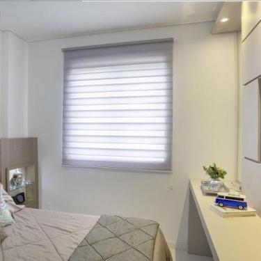Imagem de Persiana Rolo Dupla (1,80Lar. x 2,25Alt.) Double Vision Tecido Translu