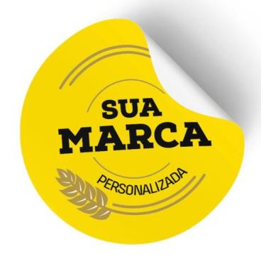 Imagem de 1000 adesivos - Vinil Fosco - 3x3cm - Firstweb Gráfica