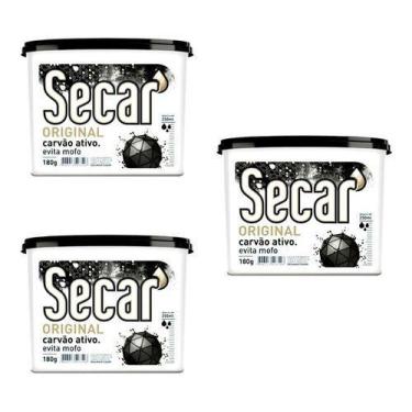 Imagem de 3 Un Anti Mofo Secar Original Carvão Ativo Evita Umidade180g