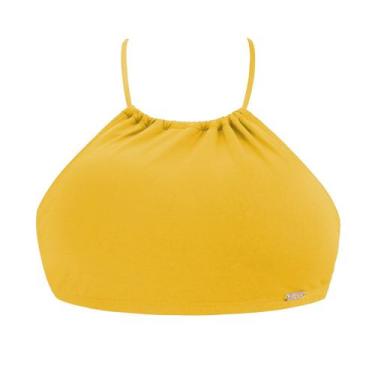 Imagem de Top Busto de Biquíni Top Cropped Faixinha - Estigma, M, Amarelo