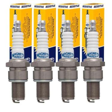 Imagem de Kit 4 Velas Ignição Celta Classic Corsa Onix Prisma Marelli - Magneti 
