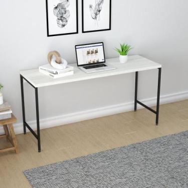 Imagem de Escrivaninha Dynamica Industrial 150 cm - Preto/Snow - Yescasa, Preto