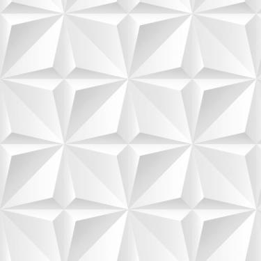 Imagem de Papel D Parede Adesivo Vinil Cabeceira Estilo Gesso 3d 3,05m - DecoraP