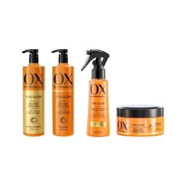 Imagem de Kit Ox Vita Glow Mari Maria Cond + Shampoo + Mascara + Serum