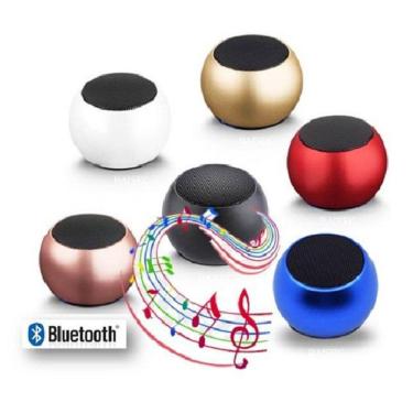 Imagem de Mini Caixa De Som Metal Bluetooth Academia Festa Treino Aula