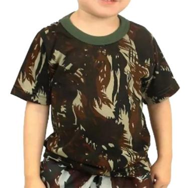 Imagem de Camiseta Infantil Juvenil Camuflada Militar Padrão EB Exercito - Sene,