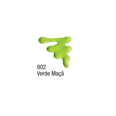 Imagem de Tinta Dimensional Brilhante Relevo 3d 35 Ml Acrilex, VERDE MAÇA