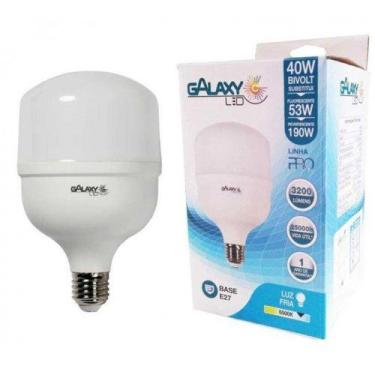 Imagem de Lâmpada bulbo led alta potência 40w 6500k bivolt - GALAXYLED