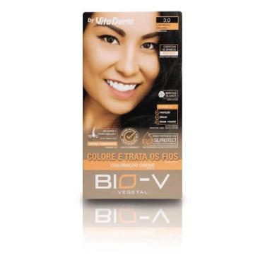 Imagem de Coloração creme bio-v - 3.0 castanho escuro vita derm