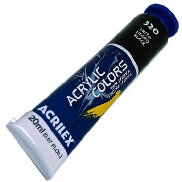 Imagem de Tinta Acrílica Acrilex Preto 20ML